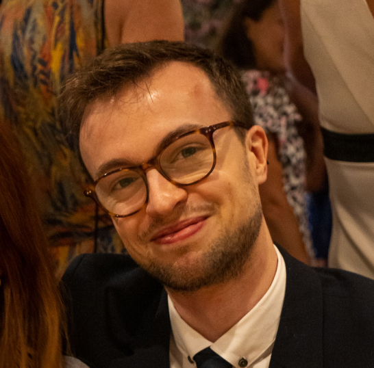 Harry Gilbert smiling at the camera