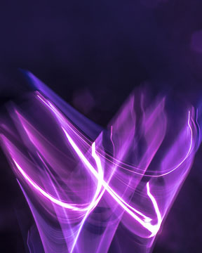 Light purple streaks on a dark purple background