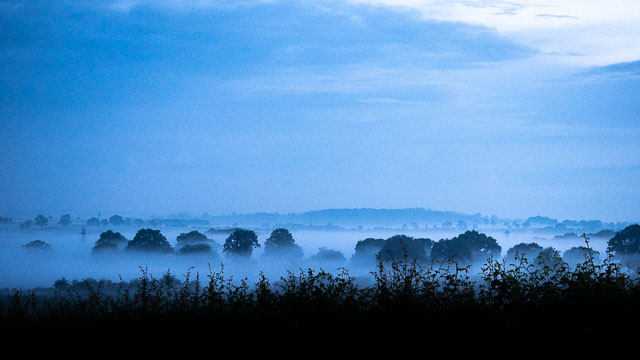 Low-hanging fog